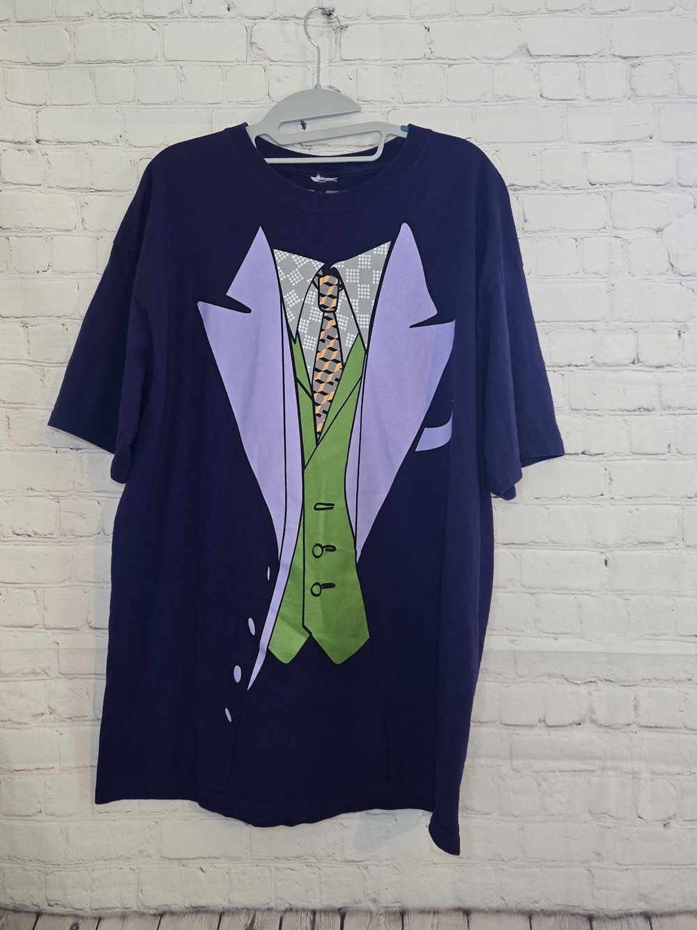 Joker T Shirt Batman The Dark Knight Full Front Size Xl Cotton Ledger Comic Y2k